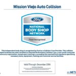 Mission Viejo Auto Collision is certified in Ford National Body Shop Network_500 x 409