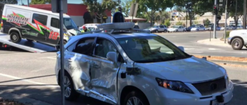 Google's Self-driving car in accident